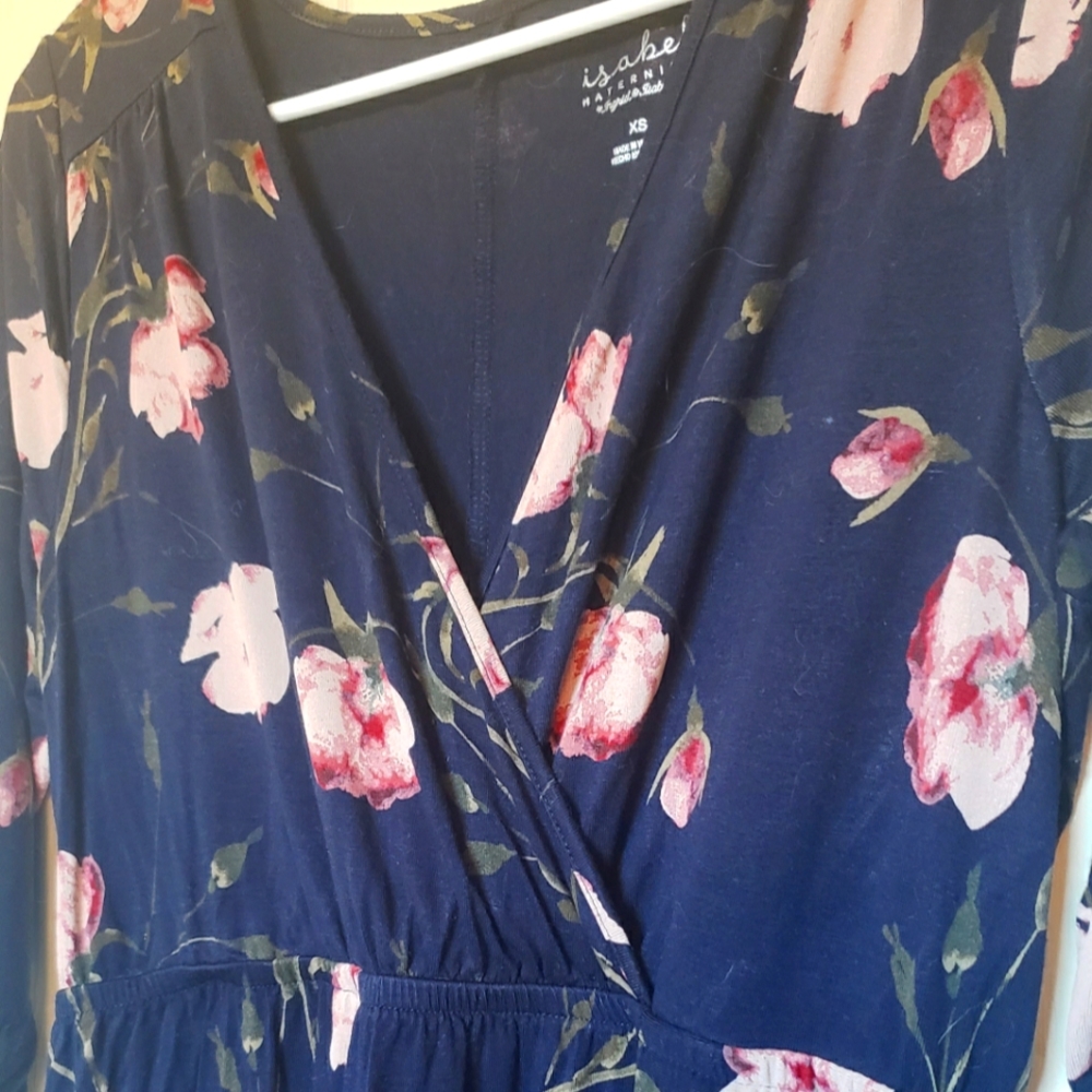 Isabel Maternity Dress by Ingrid&Isabel | XS | Great Condition | Blue